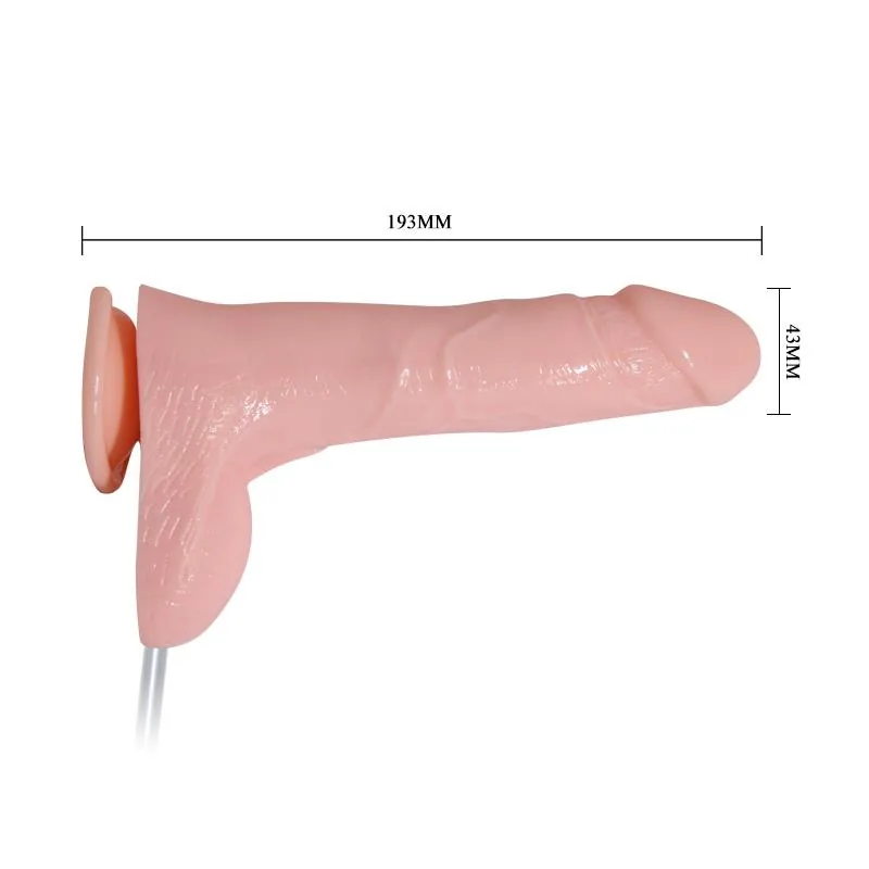 Vibrador Ejaculador com Esguicho Natural Baile — vista 4 de 7