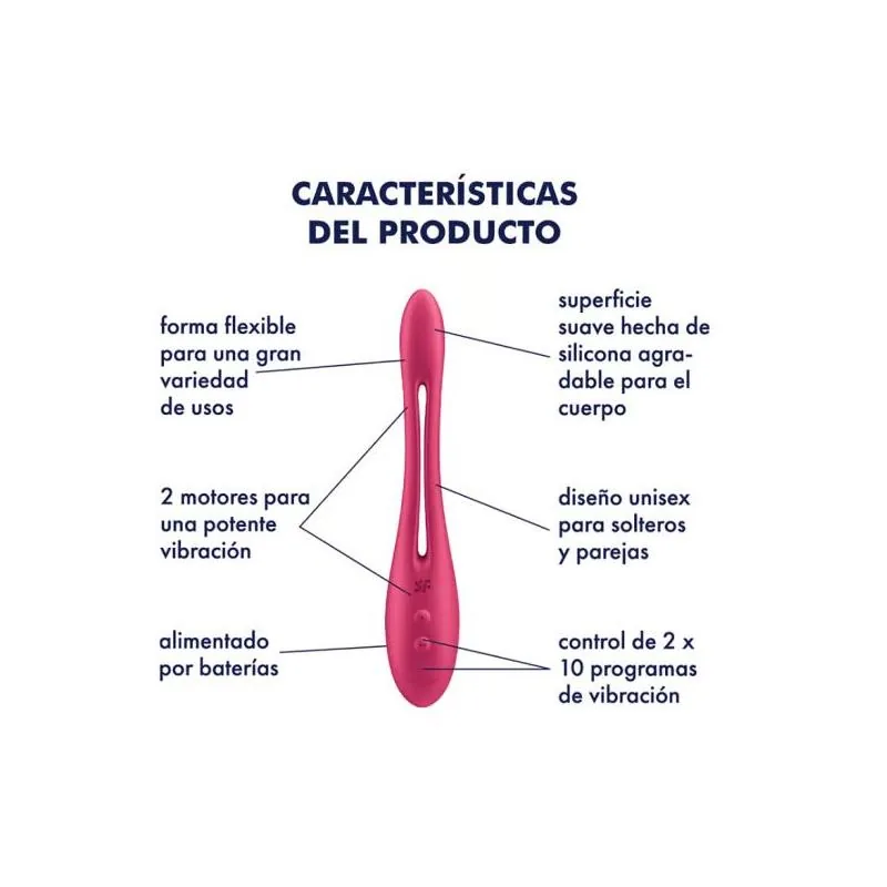 Vibrador Elastic Game a Pilhas Satisfyer — vista 4 de 5