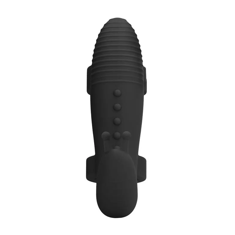 Vibrador Eliott com Extensão Preto — vista 2 de 5