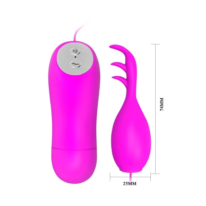 Vibrador Estimulador do Clítoris Rosa Baile — vista 6 de 7