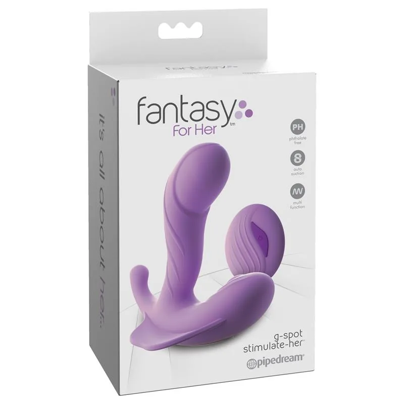 Estimulador do Ponto G Stimulate-Her Roxo Fantasy For Her — vista 2 de 3