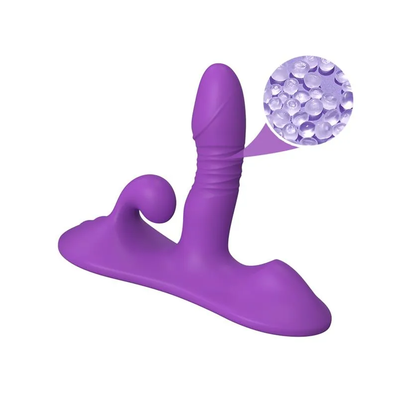 Vibrador Estimulador Triplo com Vaivém e Vibração Urban Sky — vista 6 de 9