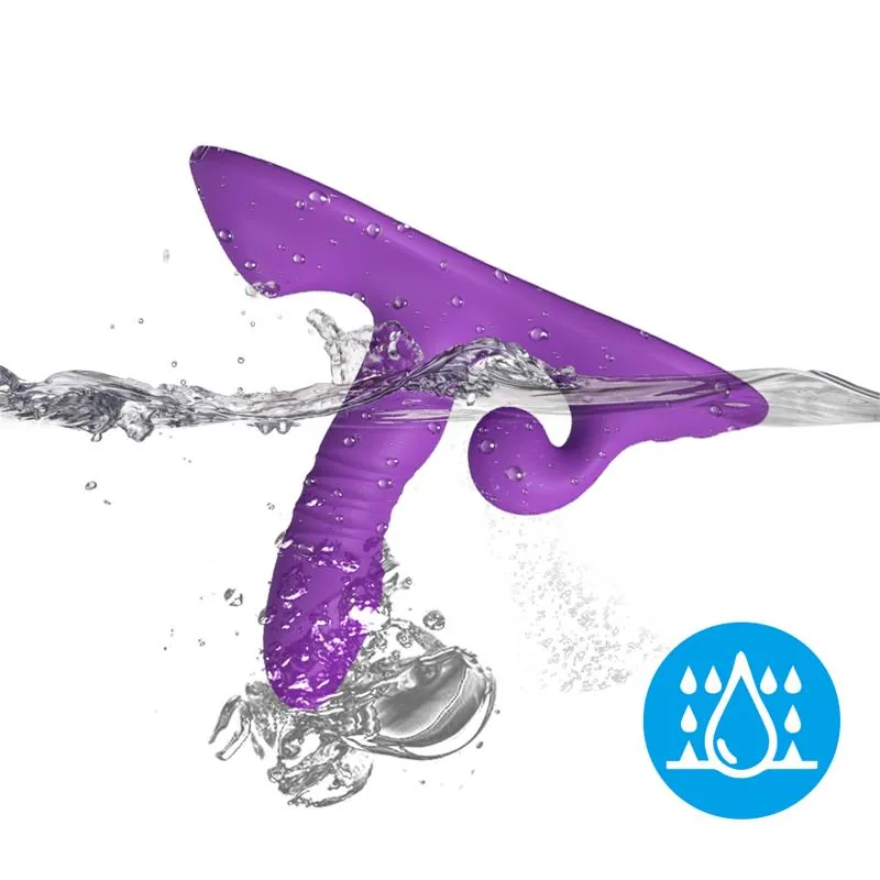 Vibrador Estimulador Triplo com Vaivém e Vibração Urban Sky — vista 7 de 9