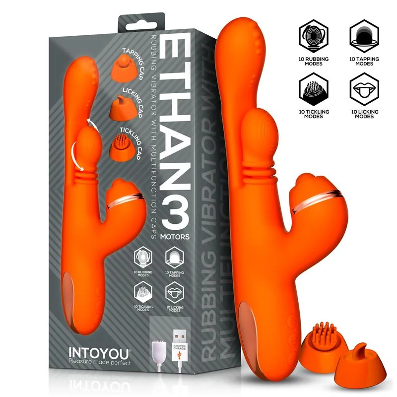 Ethan Vibrador Ponto G 360° com Cabeças Trocáveis