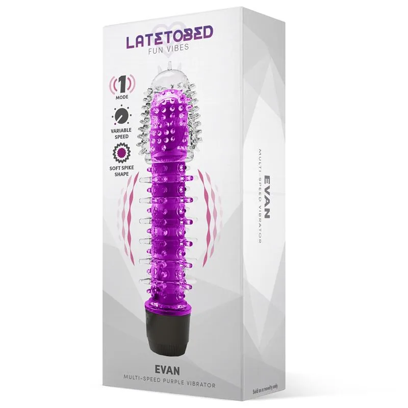 Evan Vibrador Multivelocidade Roxo — vista 2 de 3