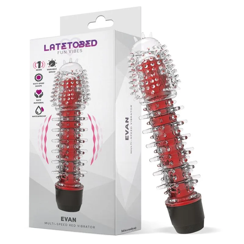 Evan Vibrador Multivelocidade Vermelho