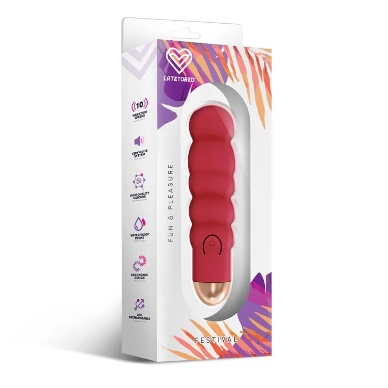 Ewon Estimulador 10 Velocidades Vermelho — vista 3 de 3