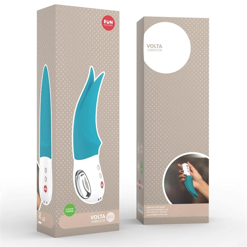 Vibrador Externo Volta Azul-petróleo Fun Factory — vista 6 de 6