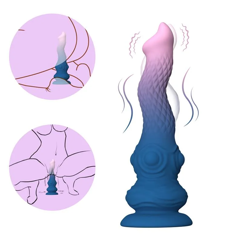 Vibrador Fantasia com Oscilação e Ventosa 23,3 cm Urban Sky — vista 2 de 5
