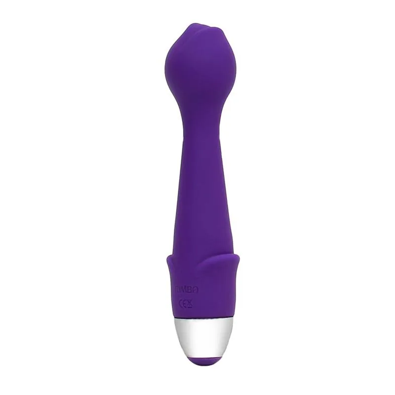 Vibrador Flower Power em Madeira Roxo Rimba