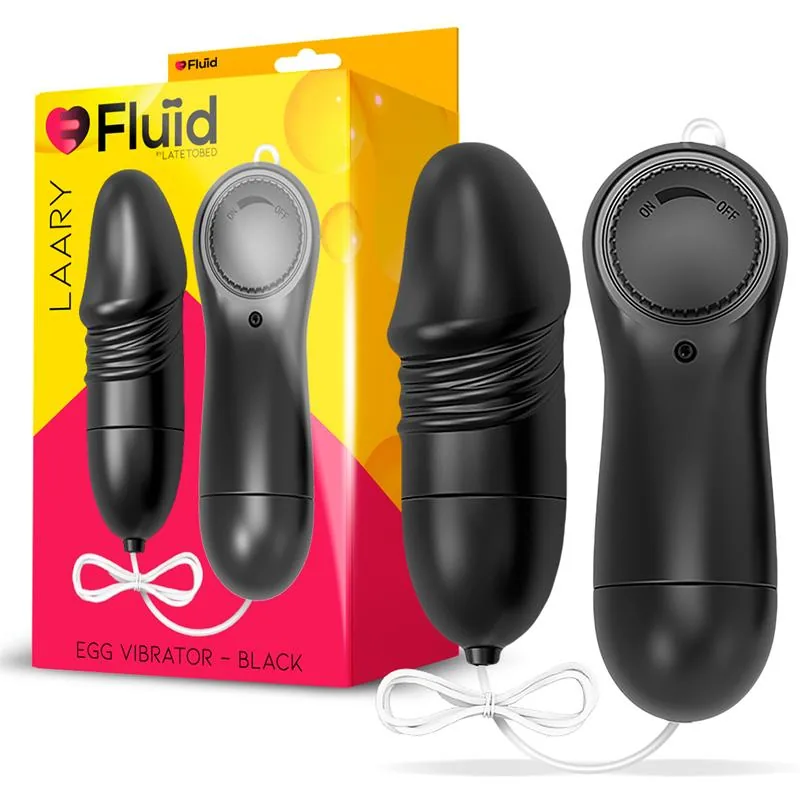 Fluïd Laary Ovo Vibrador com Comando Preto
