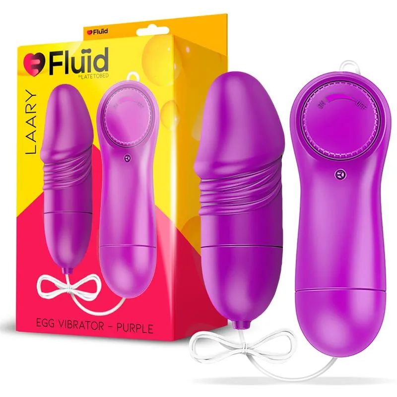Fluïd Laary Ovo Vibrador com Comando Roxo