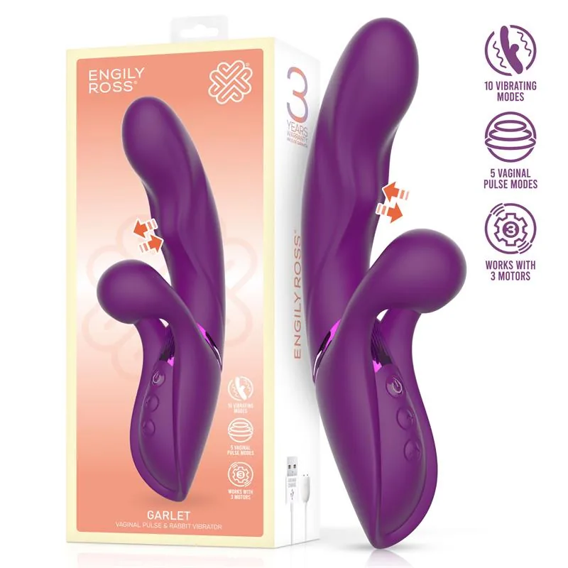Garlet Vibrador com Bola Pulsante 3 Motores