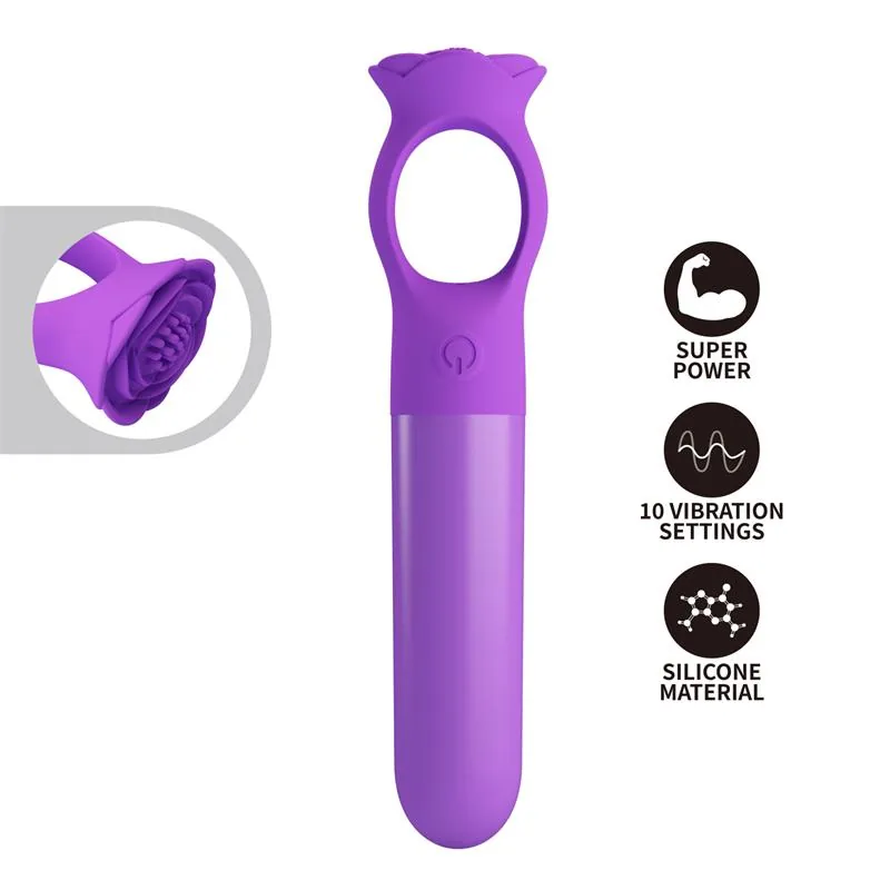 Vibrador Gianna Mini Massajador PrettyLove — vista 2 de 10