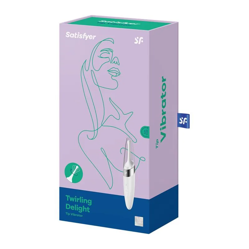 Vibrador Giratório Twirling Delight Branco Satisfyer — vista 6 de 6