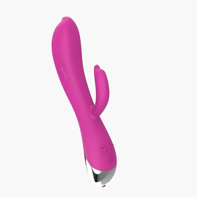 Vibrador Golfinho com 6 Funções USB Rosa A-Gusto