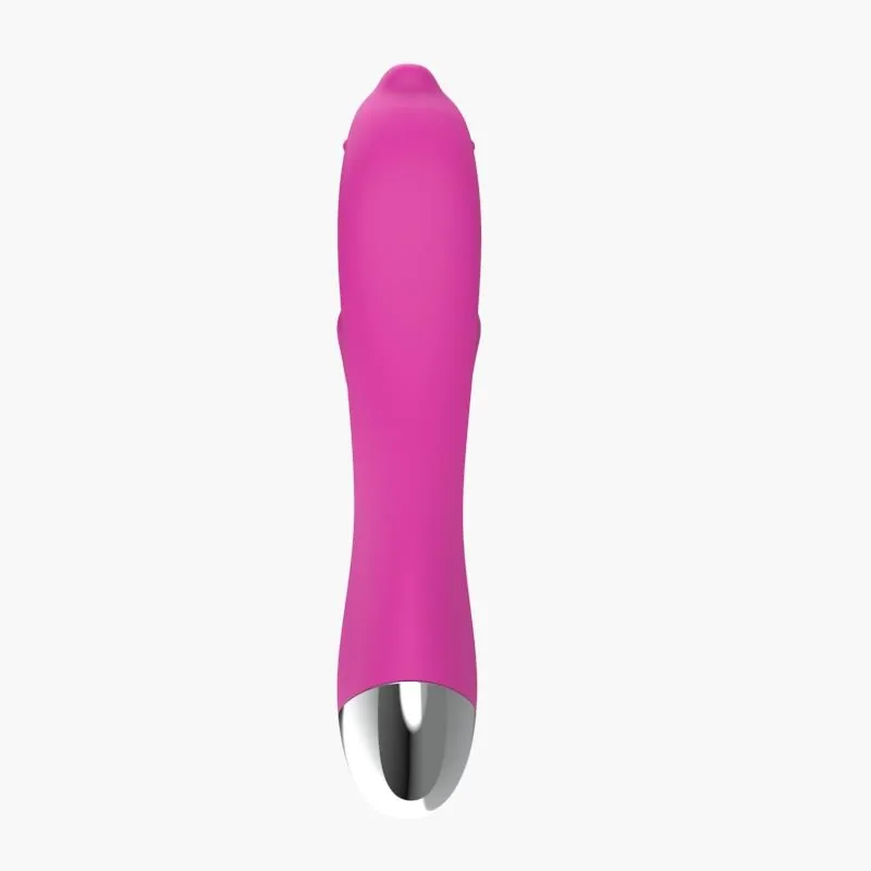 Vibrador Golfinho com 6 Funções USB Rosa A-Gusto — vista 6 de 8