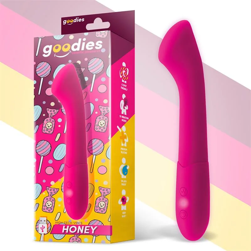 Goodies Honey Vibrador Ponto G Fúcsia USB