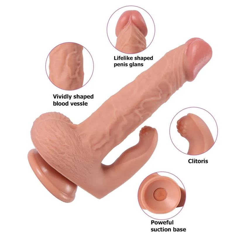 Vibrador Haydon com 20 Modos e Estimulador de Clítoris SheQu — vista 5 de 10