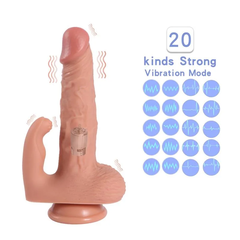 Vibrador Haydon com 20 Modos e Estimulador de Clítoris SheQu — vista 8 de 10