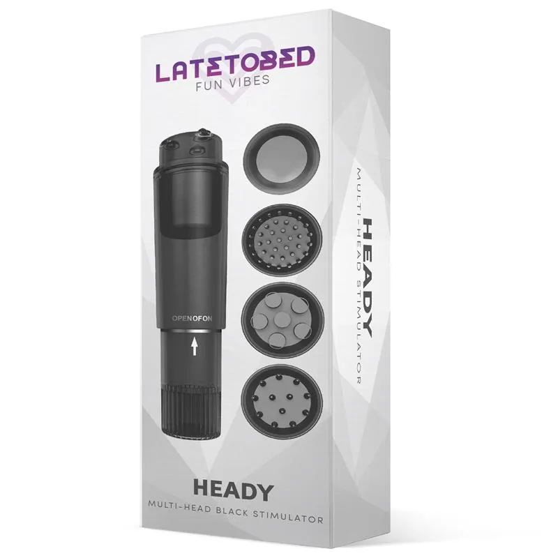Heady Estimulador com 4 Cabeças Preto — vista 2 de 3