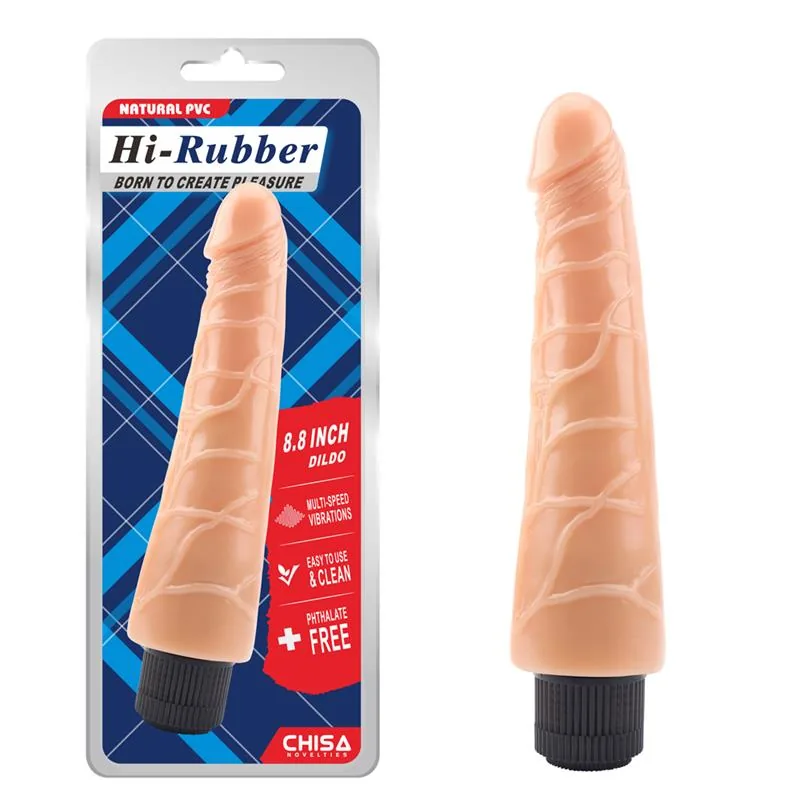 Vibrador Hi-Rubber 8,8 Natural Chisa
