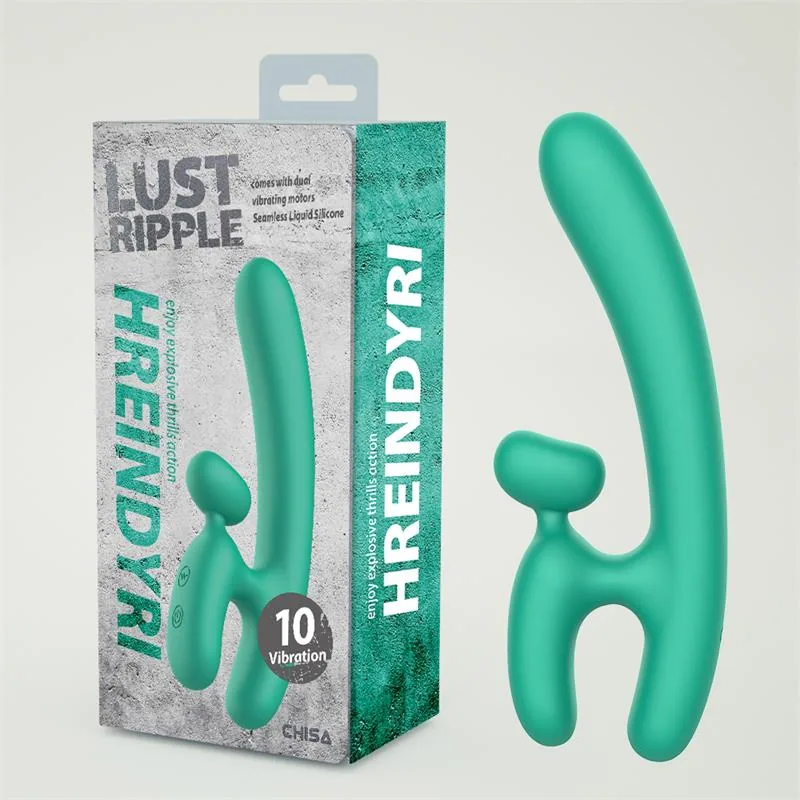 Vibrador Hreindyri em Silicone Líquido com USB Chisa