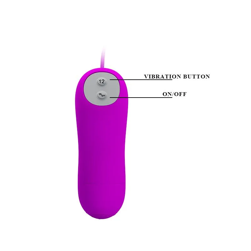 Vibrador Jumping Snake Roxo PrettyLove — vista 6 de 8