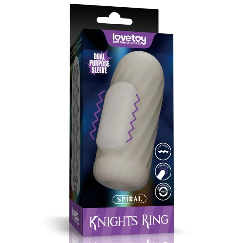 Knights Ring Bainha Peniana e Estimulador Espiral