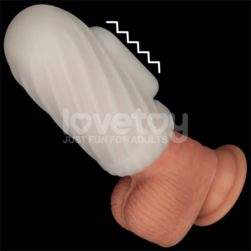Knights Ring Bainha Peniana e Estimulador Espiral — vista 2 de 3