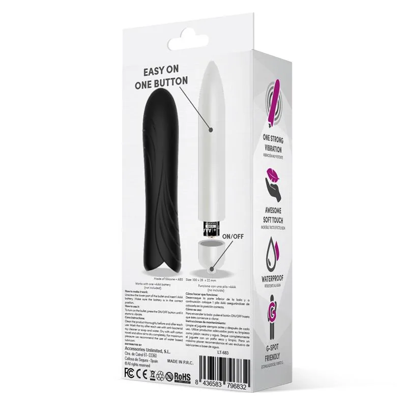 Bala Vibratória Bilie Silicone LateToBed Preto — vista 3 de 3