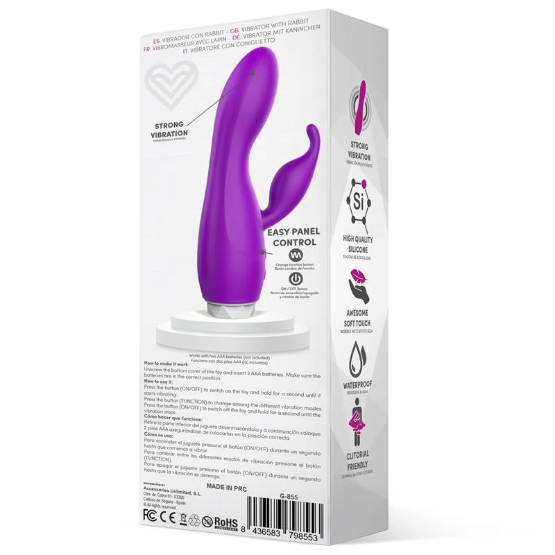 LateToBed Couby Vibrador Duplo Roxo — vista 3 de 3