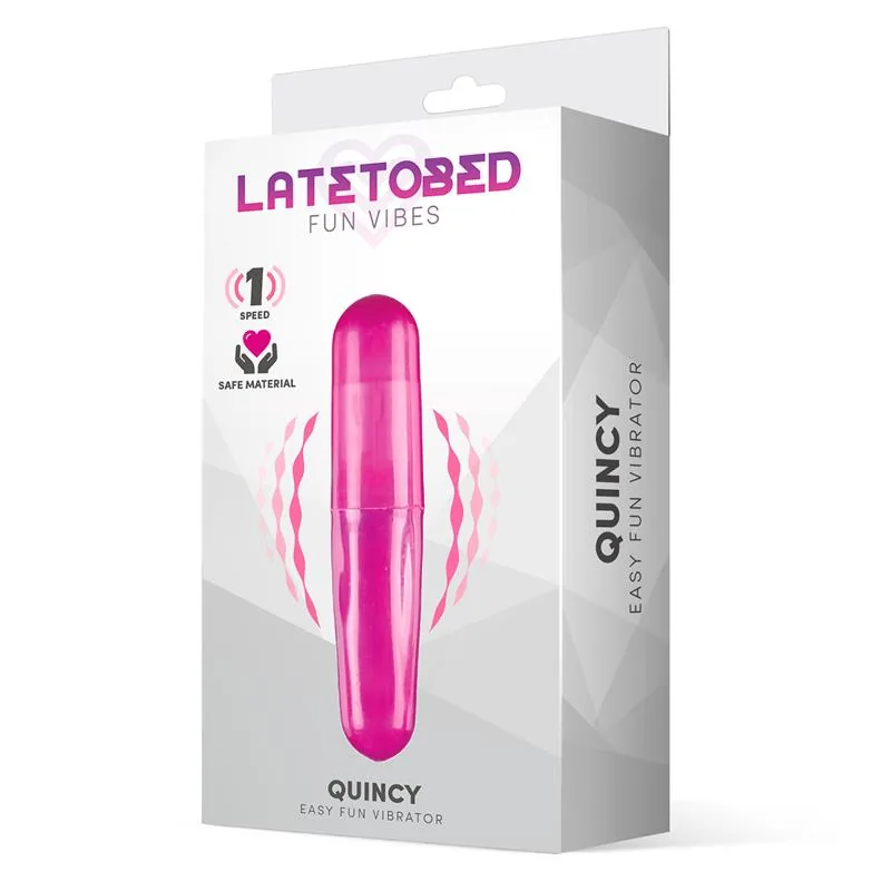 Bala Vibratória Quincy LateToBed Roxo 11 cm — vista 2 de 3