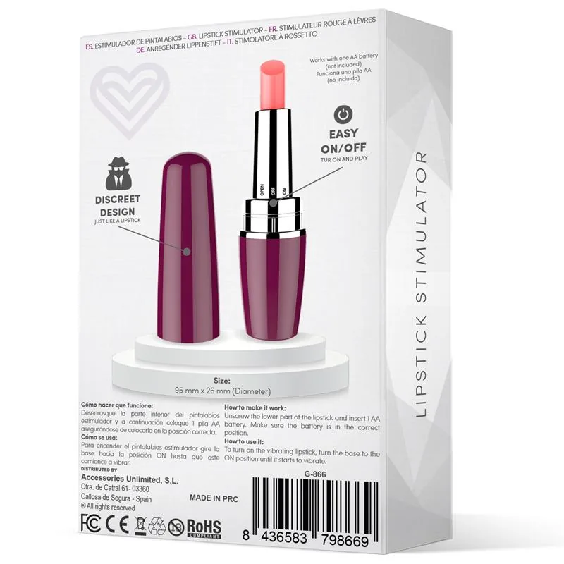 Estimulador Viblips Batom LateToBed Roxo — vista 3 de 3