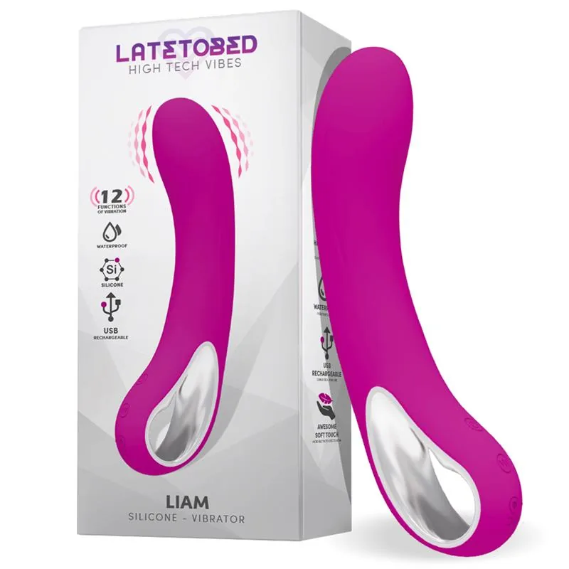 Vibrador Liam USB em Silicone LateToBed