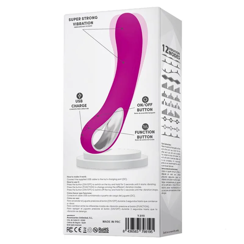 Vibrador Liam USB em Silicone LateToBed — vista 3 de 4