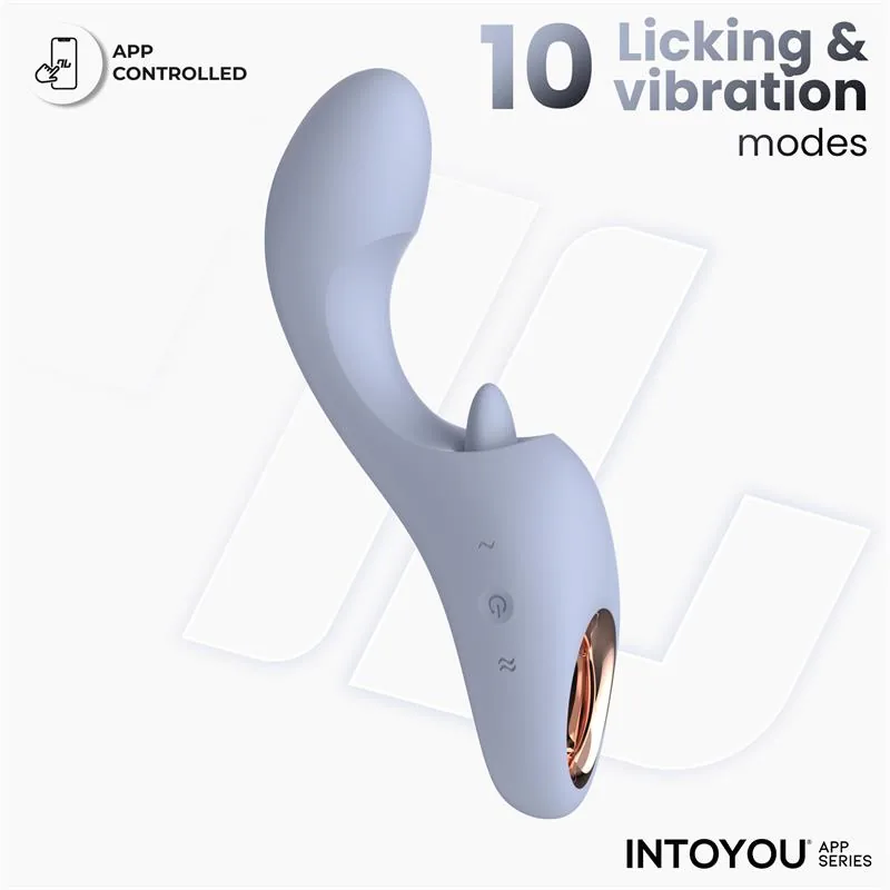 Vibrador Licky com Língua e Aplicação InToYou — vista 2 de 13