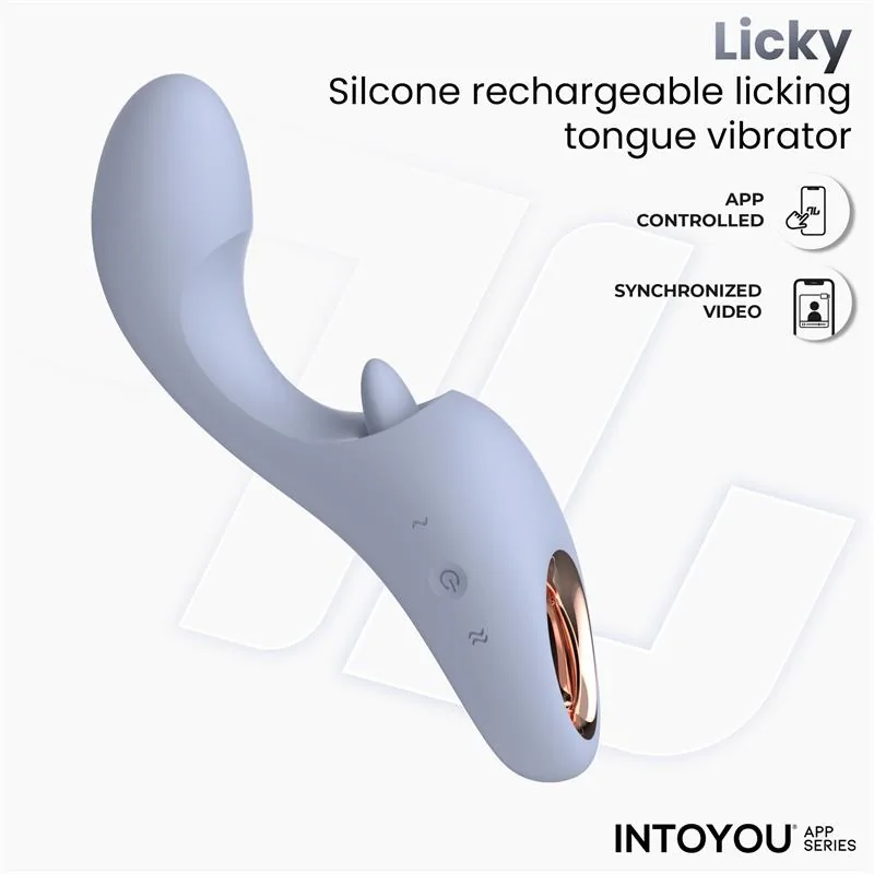 Vibrador Licky com Língua e Aplicação InToYou — vista 4 de 13