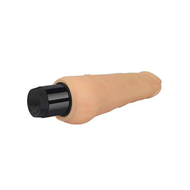 LoveToy Real Feel Vibrador Natural 19 cm — vista 2 de 3