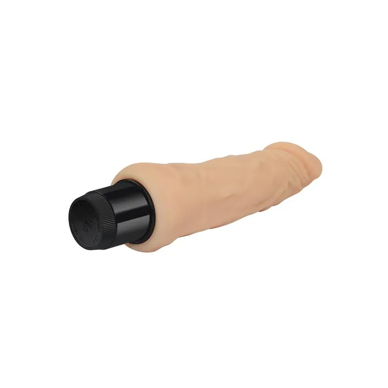LoveToy Real Feel Vibrador Natural 20 cm — vista 2 de 3
