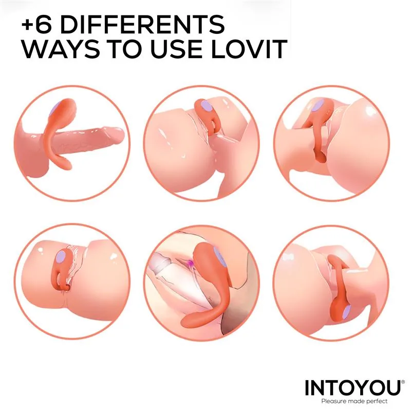 Vibrador Lovit para Casais Flexível com Comando à Distância Intoyou — vista 5 de 13