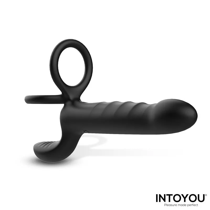 Vibrador Magnor com Anel Duplo e Estimulador de Testículos Intoyou — vista 2 de 10