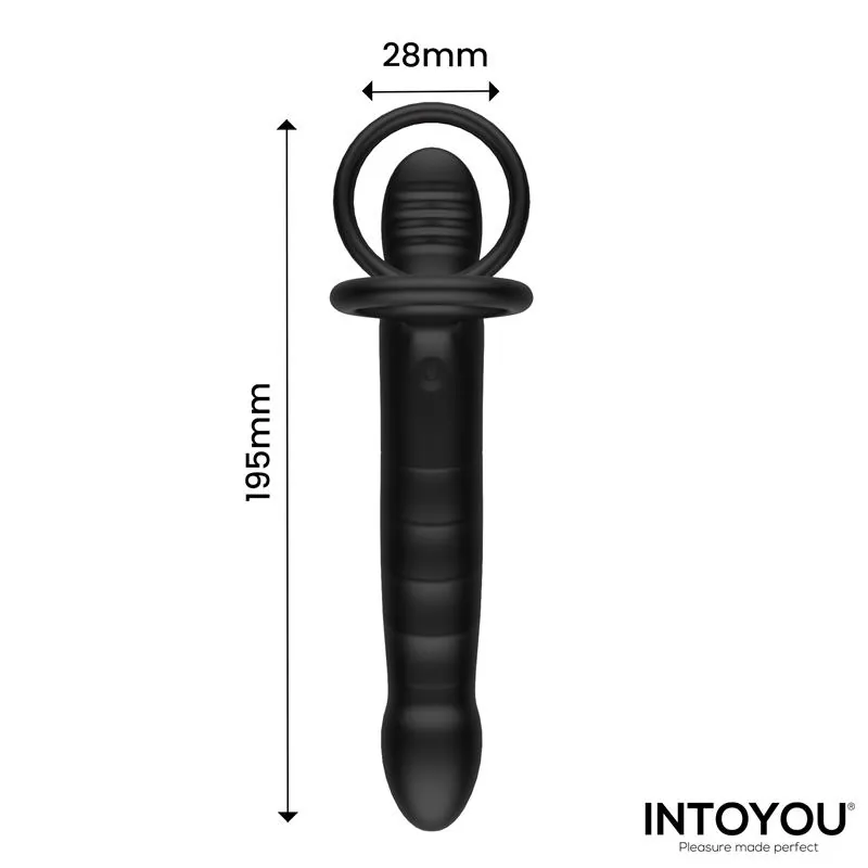 Vibrador Magnor com Anel Duplo e Estimulador de Testículos Intoyou — vista 7 de 10