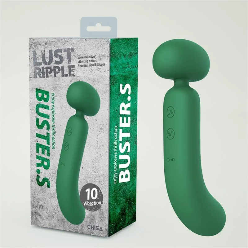 Vibrador Massajador Buster S em Silicone Líquido Chisa