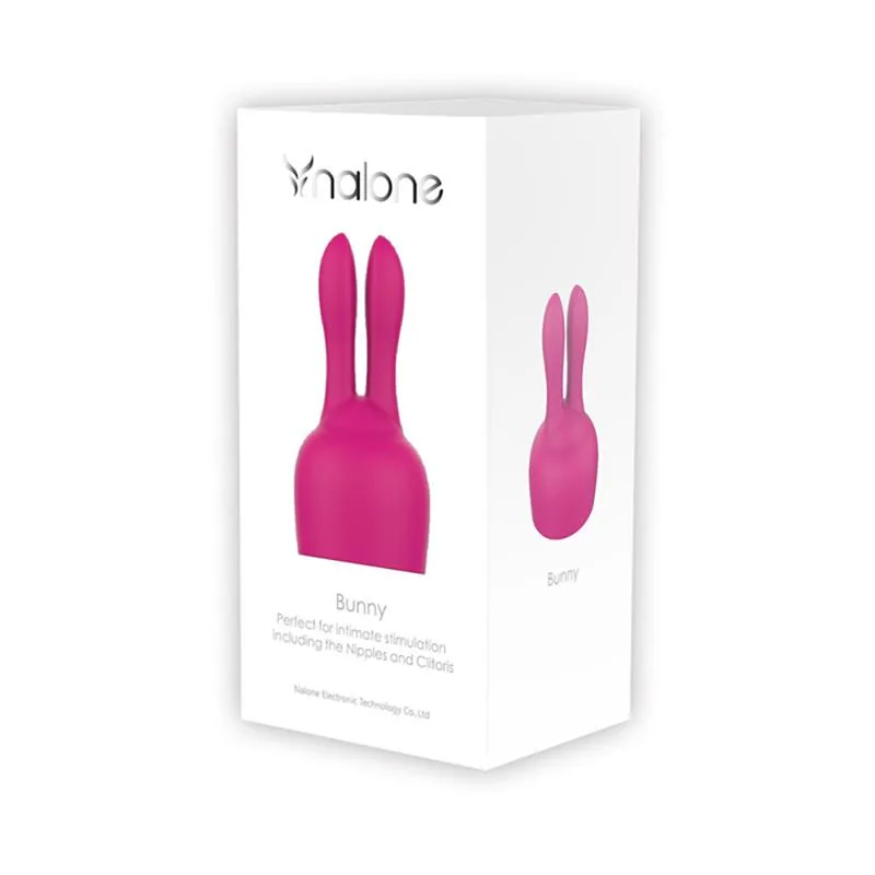 Massajador Cabeçal Bunny Fúcsia Nalone — vista 2 de 2