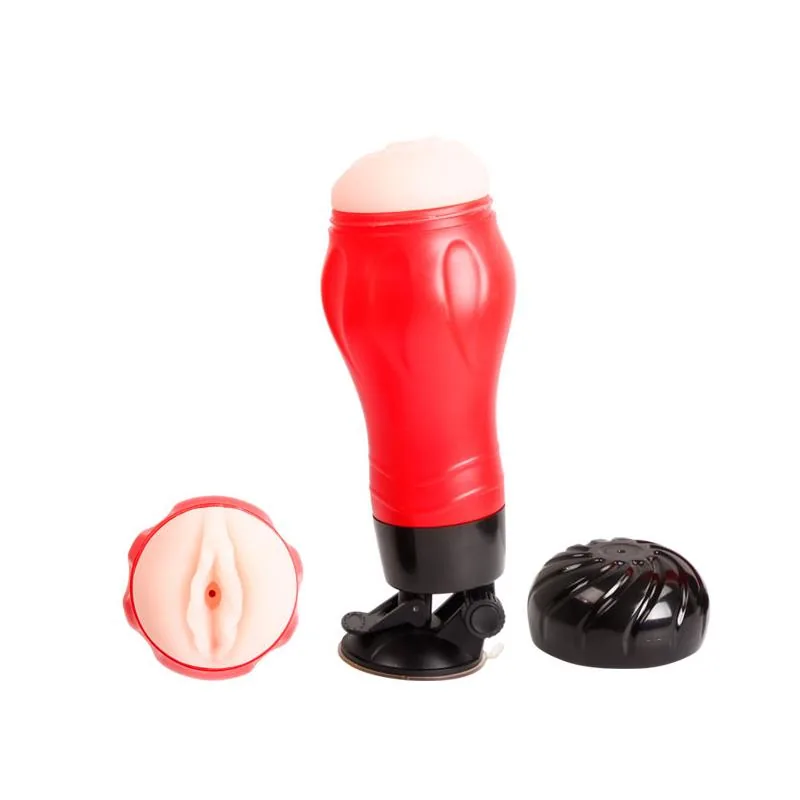 Masturbador Vibratório Vagina Crazy Bull