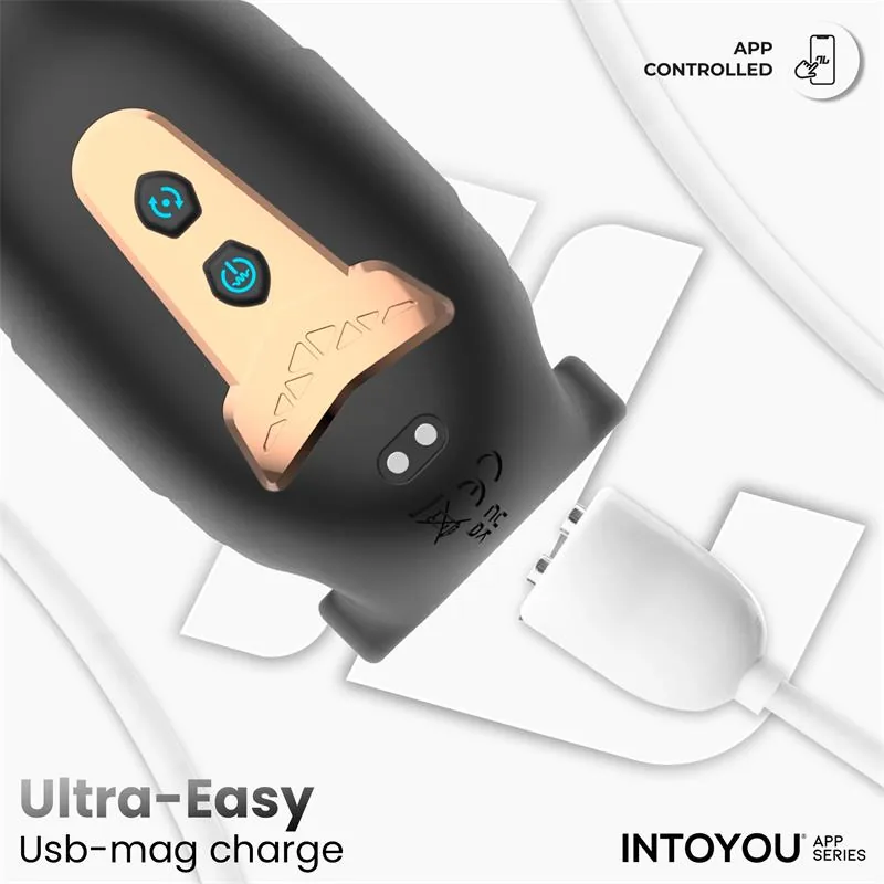 Vibrador Masturbador Zonte com Rotação, Vibração e Aplicação Intoyou — vista 11 de 13