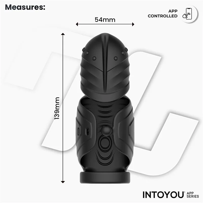 Vibrador Masturbador Zonte com Rotação, Vibração e Aplicação Intoyou — vista 12 de 13