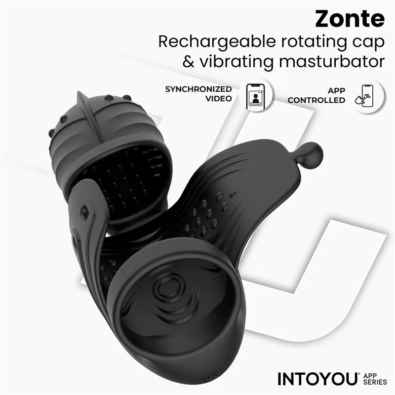 Vibrador Masturbador Zonte com Rotação, Vibração e Aplicação Intoyou — vista 5 de 13