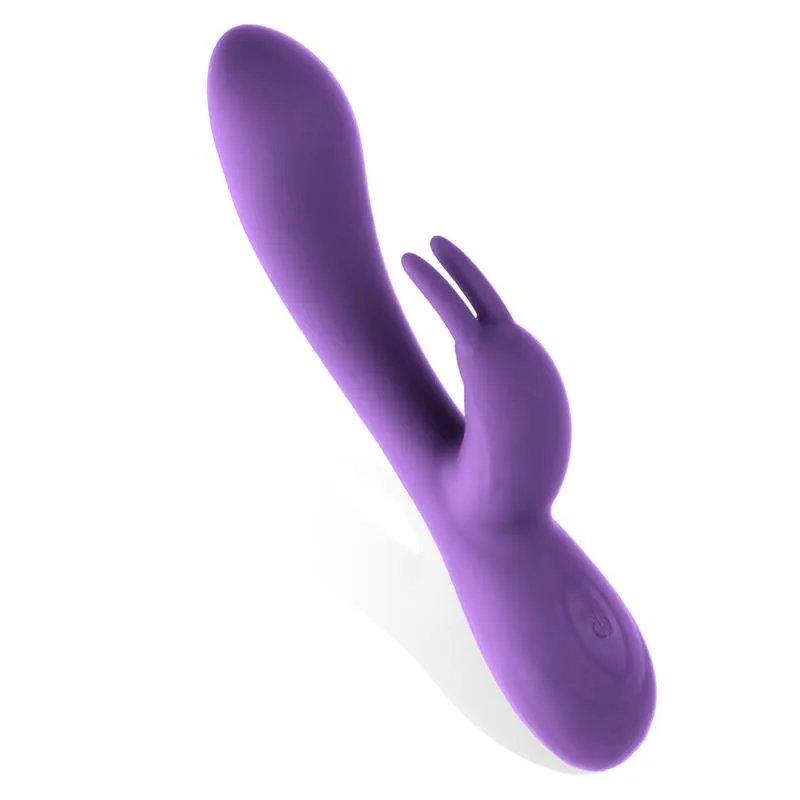 Mauve Vibrador Corpo Único Silicone Líquido Roxo — vista 2 de 3